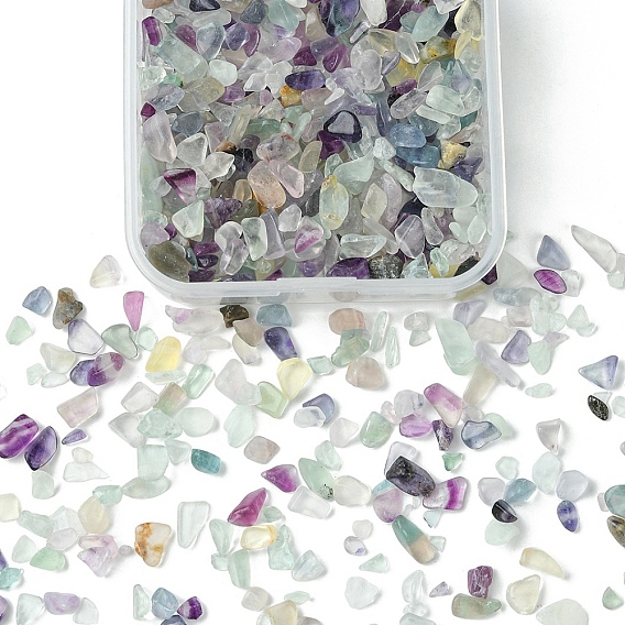 60g бусины из натурального флюорита, нет отверстий / незавершенного