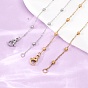 304 Stainless Steel Ball Link Chain/Satellite Chain Necklaces