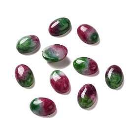 Natural Gemstone Cabochons, Dyed, Oval