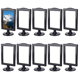 10шт. 2стили, двусторонняя подставка для демонстрации дизайна ногтей из ПВХ, прямоугольные