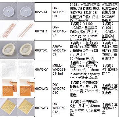 DIY Coasters Makings, with Silicone Molds, Wooden Ice Cream Sticks Latex Finger Cots, Plastic Transfer Pipettes, Foil Paper and 304 Stainless Steel Tweezers