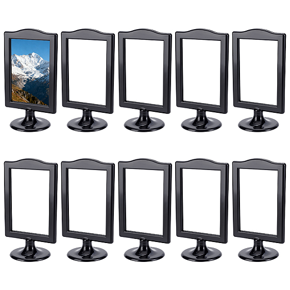 10шт. 2стили, двусторонняя подставка для демонстрации дизайна ногтей из ПВХ, прямоугольные