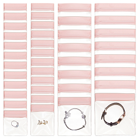 40 шт. 4 стили прозрачные пакеты для хранения из ЭВА с застежкой-молнией, прямоугольные