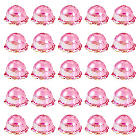 30 шт., акриловые колпачки с УФ-покрытием, цветок