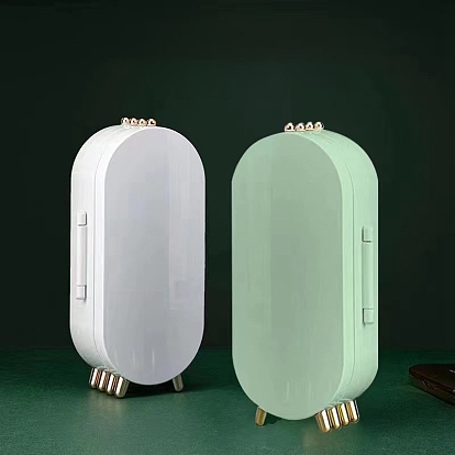 Овальный складной экран пластиковые подставки для ювелирных изделий, для сережек ожерелий браслетов