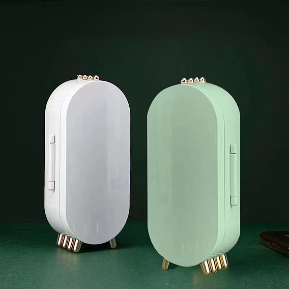 Овальный складной экран пластиковые подставки для ювелирных изделий, для сережек ожерелий браслетов