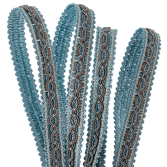 Отделка полиэстеровой тесьмой, костюм в стиле бохо для украшения штор