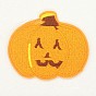 Computerized Embroidery Cloth Iron on/Sew on Patches, Costume Accessories, Halloween Pumpkin Jack-O'-Lantern