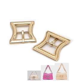 Zinc Alloy Decorative Buckles, Rectangle