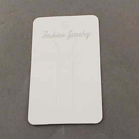 Paper Display Card, White, 80x50mm