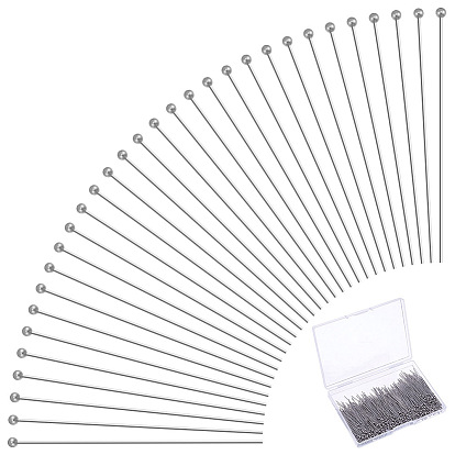 600Pcs 304 Stainless Steel Ball Head Pins