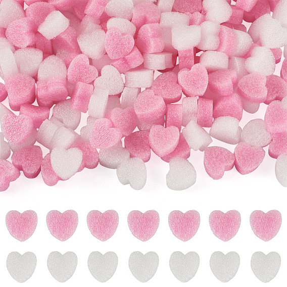 300шт. пенопластовых шариков в форме сердца, для изготовления поделок на свадьбу и праздник своими руками