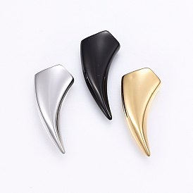 304 Stainless Steel Pendants, Fangtooth Shape
