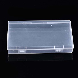 Plastic Boxes, Bead Storage Containers, Rectangle