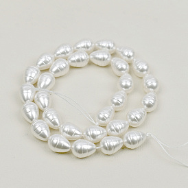 Оболочки жемчужина бисер нитей, капля, окрашенные