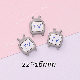 Opaque Resin Cabochons, Television