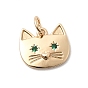 Подвески латунные горный хрусталь, подвески в форме кошки, с целью перехода в кольце