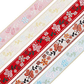 25 ярды 5 цвета полиэфирные ленты, бабочки