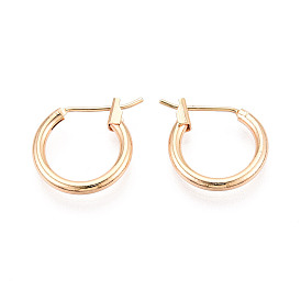 Серьги из 304 нержавеющей стали, с латунным