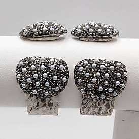 Bracelet en perles naturelles et cristal pour femmes, bijoux en pierre de style européen uniques
