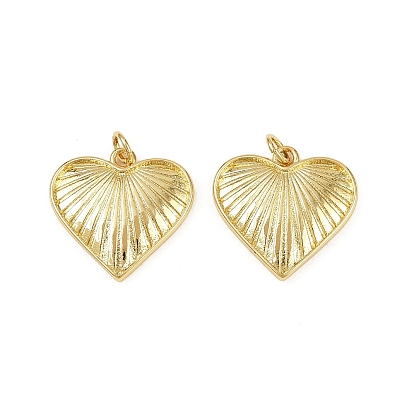 Латунные подвески, сердце прелести, без кадмия и без свинца, стойки покрытие, долговечный, с целью перехода в кольце
