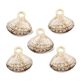 Выпечки окрашены подвески из сплава, подвески в форме ракушек