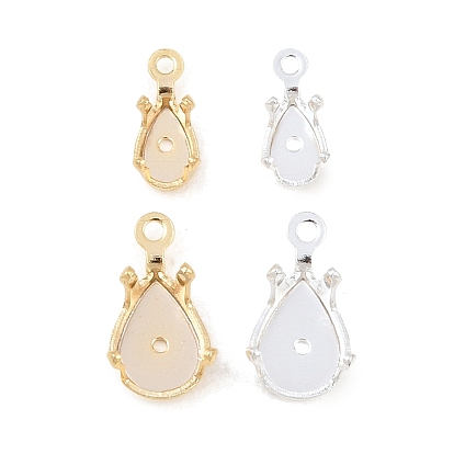 Латунь пришить настройки зубца, настройки когтей для остроконечных страз, слезинки, без кадмия и без свинца