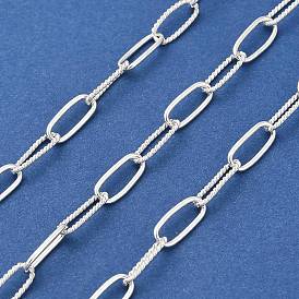 925 цепочки из стерлингового серебра с чередующимися переплетениями в виде скрепок