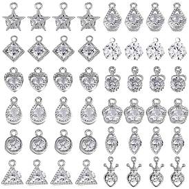 48 шт 12 стиль сплава циркония подвески