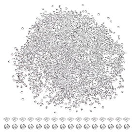 Cubic Zirconia Cabochons, Grade A, Faceted, Diamond