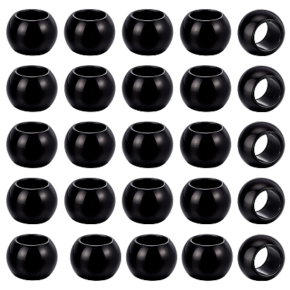 304 из нержавеющей стали европейские шарики, бусины с большим отверстием, круглые