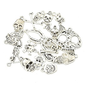 Hallowmas Theme Tibetan Style Alloy Pendants