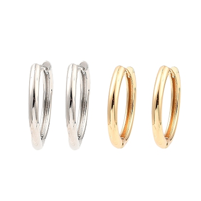 Латунные английском замке Серьги-кольца