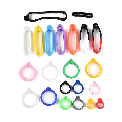 Colgantes de silicona, para lápiz electrónico y fabricación de encendedores, anillo