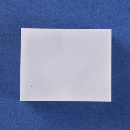 Présentoirs acryliques givrés, rectangle