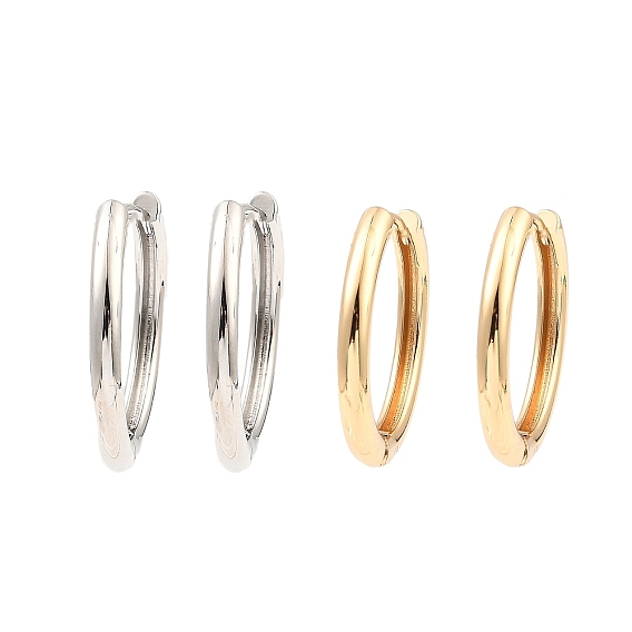 Латунные английском замке Серьги-кольца