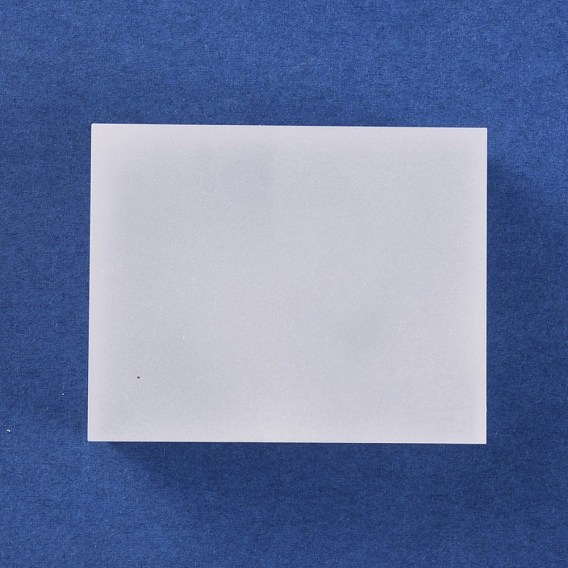Frosted Acrylic Display Stands, Rectangle