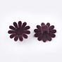 Flocky Acrylic Buttons, Shank Button, 1-Hole, Flower