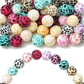 Силиконовые бусины, круглые