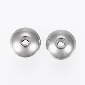 201 Stainless Steel Spacer Beads, Disc