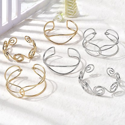 304 женские браслеты-манжеты из нержавеющей стали