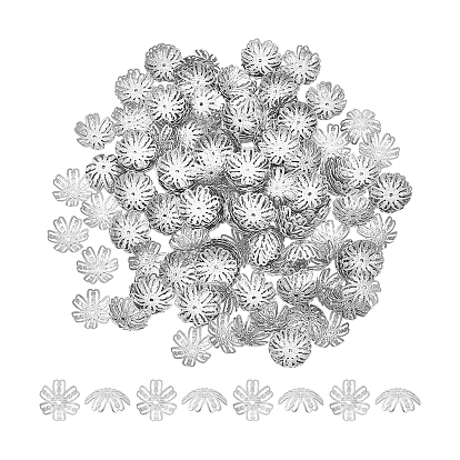 300шт 304 колпачок из нержавеющей стали, цветок
