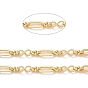 Brass Oval & Infinity Link Chains, Unwelded, with Spool, Cadmium Free & Lead Free