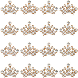 30шт. кабошоны из сплава стразов, корона