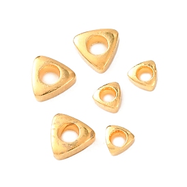 Латунные бусины, треугольные, без кадмия и без свинца, стойки покрытие, долговечный
