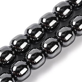 Non-magnetic Synthetic Hematite Beads Strands, Barrel