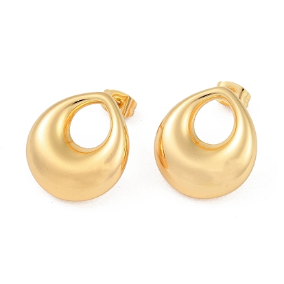 201 серьги-гвоздики-капли из нержавеющей стали, с 304 штифта из нержавеющей стали