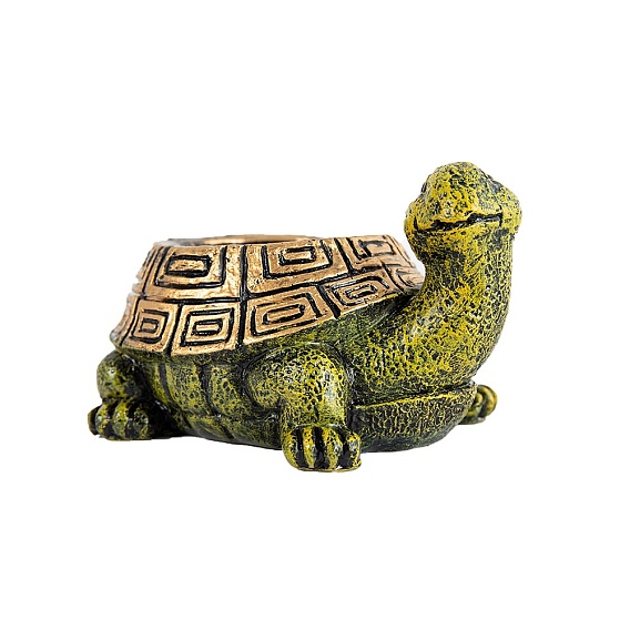Resin Flower Pots, Display Decorations, Tortoise