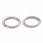 201 Stainless Steel Linking Rings, Oval