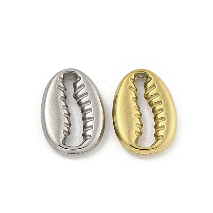 Ионное покрытие (ip) 304 брелоки из нержавеющей стали, подвеска в виде раковины каури